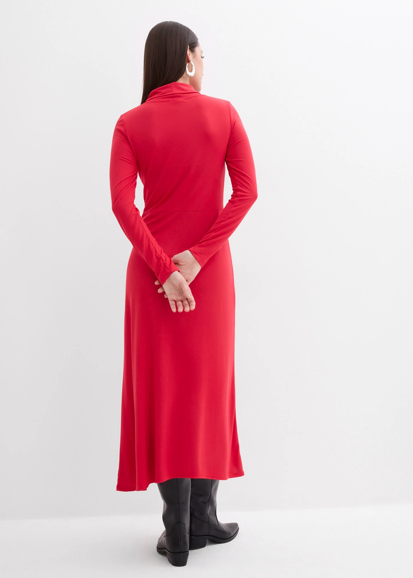 Džersejové šaty z jemného modálového mixu • červená • obchod bonprix