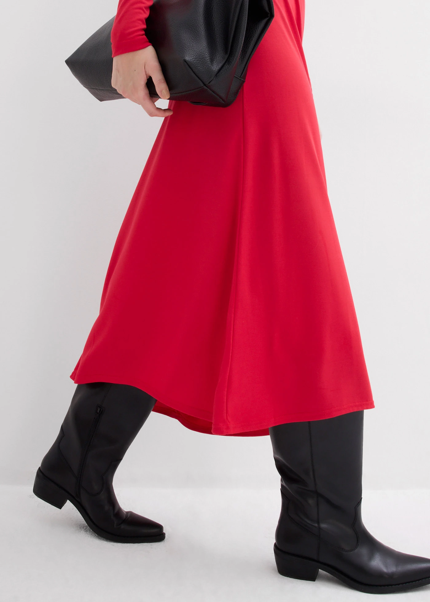 Rochie din jerse moale cu modal • roșu • magazin bonprix