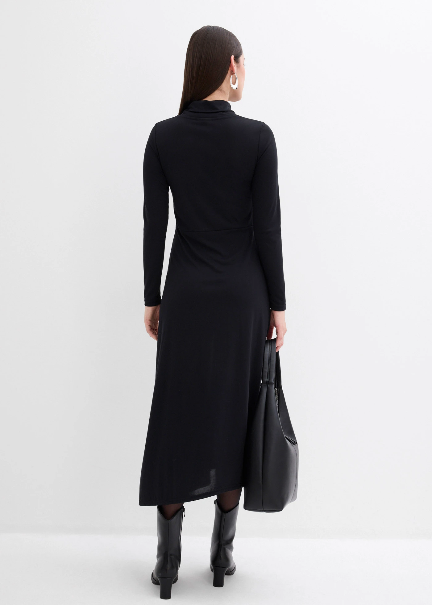 Rochie din jerse moale cu modal • negru • magazin bonprix