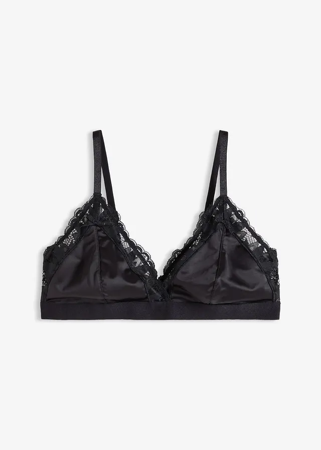 Podprsenka bralette z lesklého materiálu