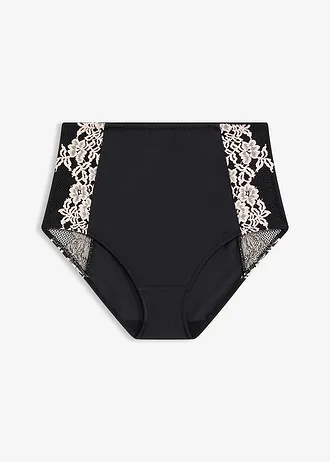 Corrigerende slip, sterk corrigerend, Kleur: zwart/wolwit