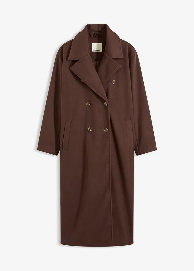 Vlnený kabát, oversize Vlnený kabát, oversize