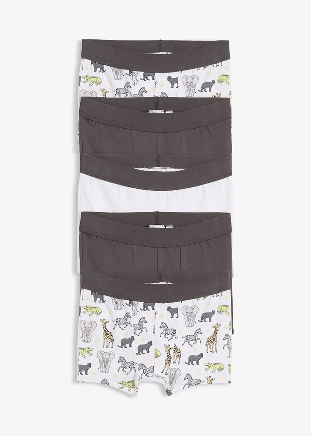 Chilot boxer cu bumbac organic moale (set/ 5 buc.)