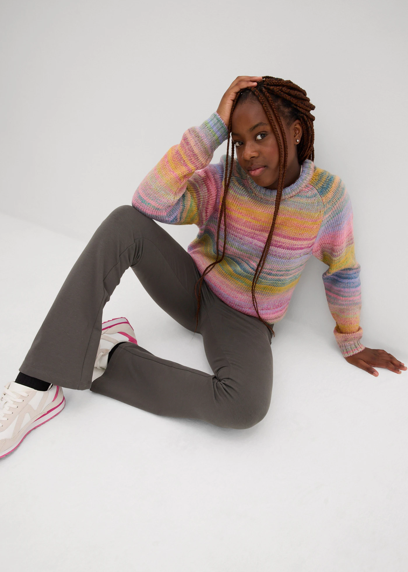 Termo legíny, Bootcut (2 ks v balení) • tmavě modrá +antracitová • bonprix obchod