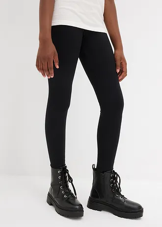 Lot de 2 leggings thermiques, Couleur: noir