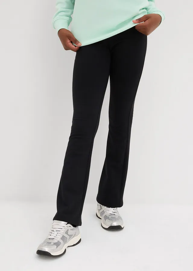 Legíny termo, Bootcut (2 ks) • čierna/čierna • obchod bonprix