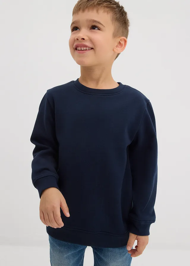 Lot de 2 sweat-shirts en matière douce, Couleur: bleu foncé+bleu vert