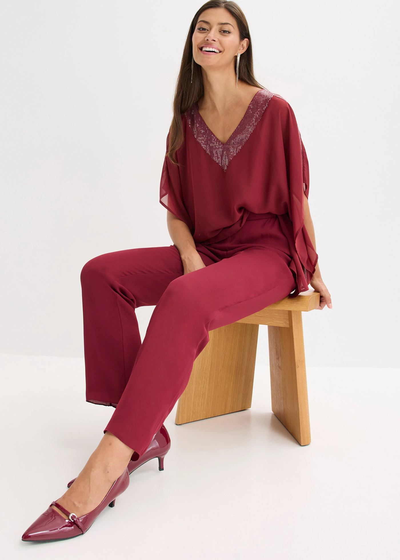 Pantalon • rouge rubis • Boutique bonprix