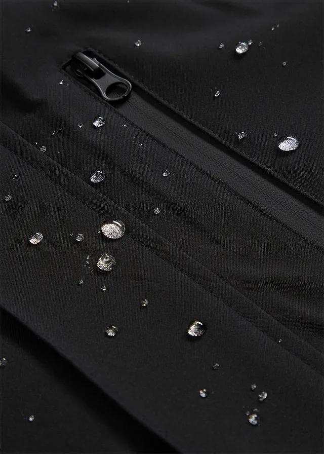 Parka imperméable en matière technique avec doublure matelassée • noir • product-page.page-title-suffix