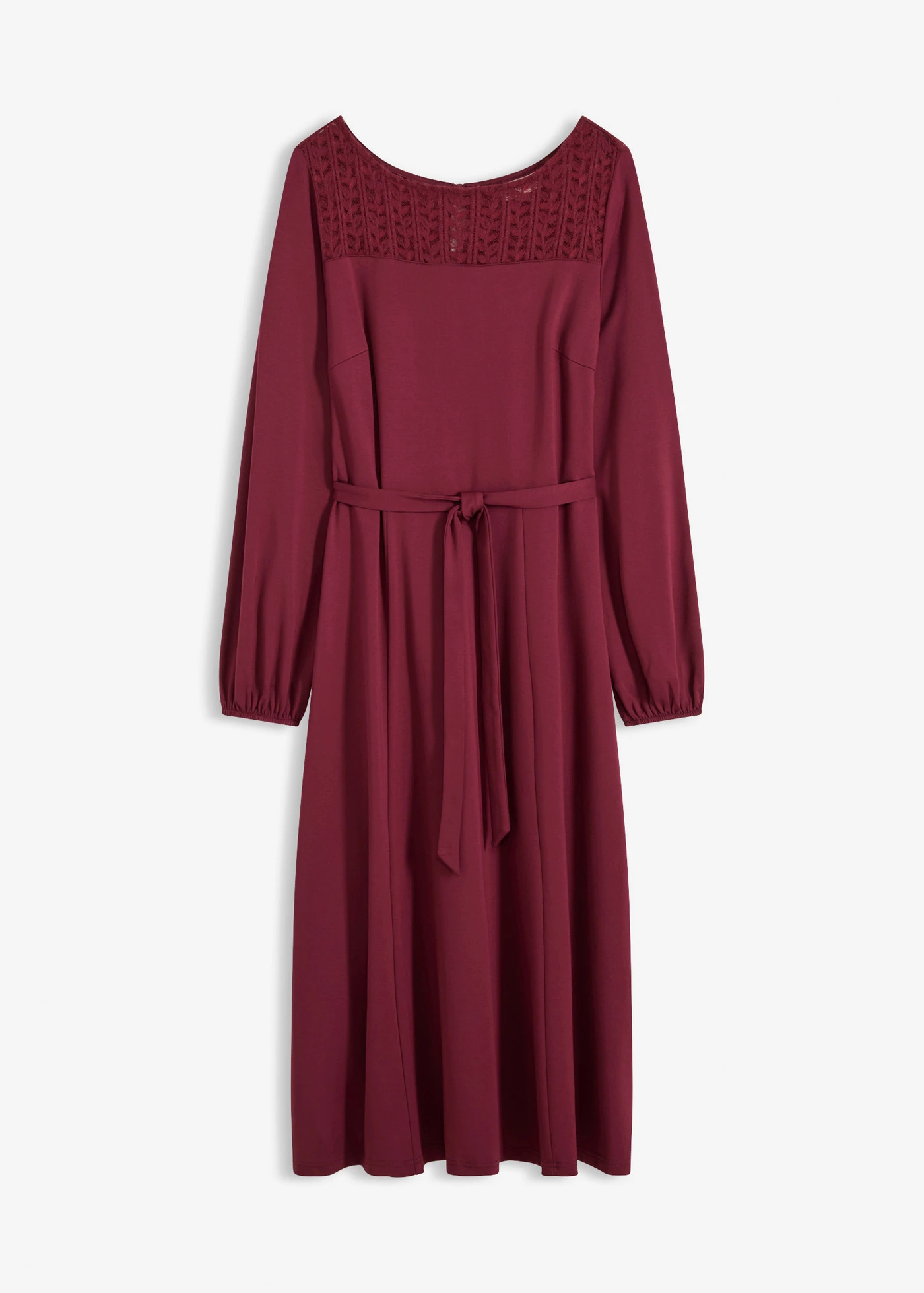 Jurk met kant in Punda di Roma • esdoornrood • bonprix online shop