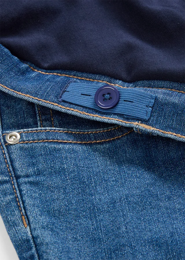 Zwangerschapsjeans met bilogisch katoen, skinny • blauw denim • product-page.page-title-suffix