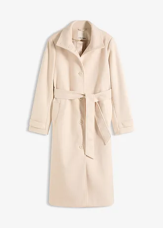 Kabát ve vlněném vzhledu