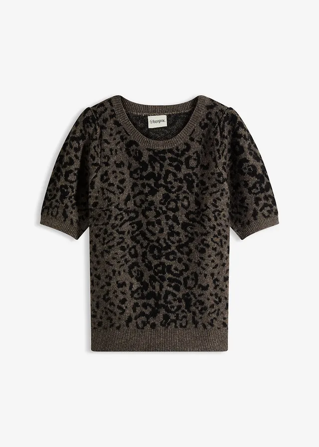 Pulóver s balónovými rukávmi