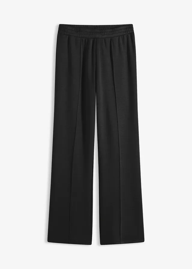 Scuba sweatpants van een zachte viscosemix