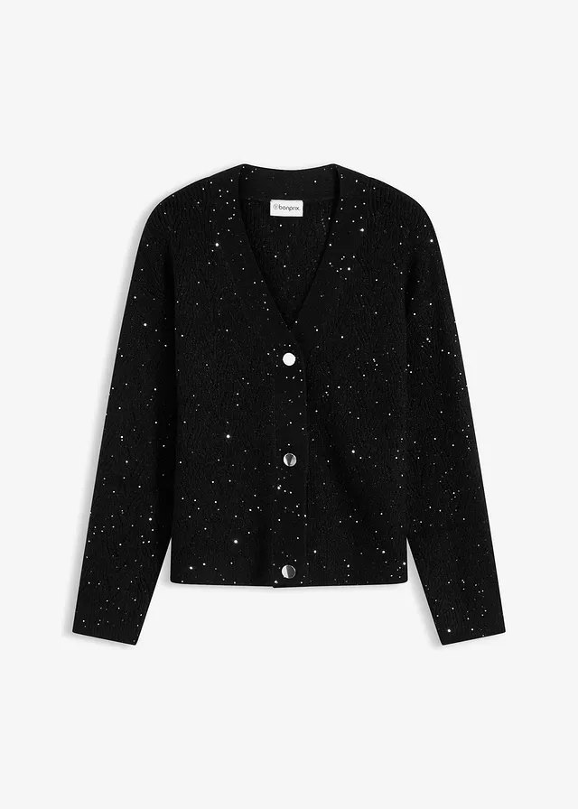 Ažúrový pletený sveter