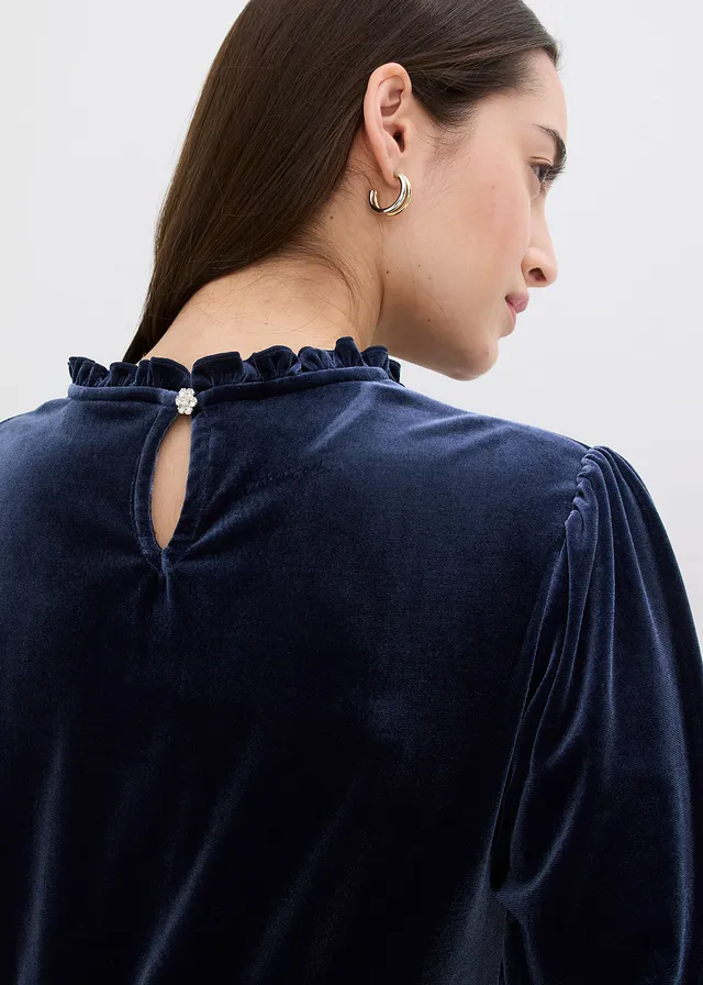 T-shirt avec du velours doux • bleu foncé • product-page.page-title-suffix