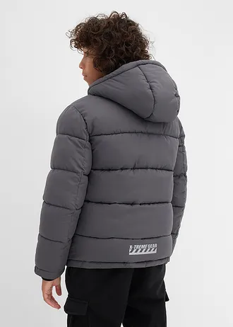 Doudoune chaude à capuche • gris ardoise • Boutique bonprix