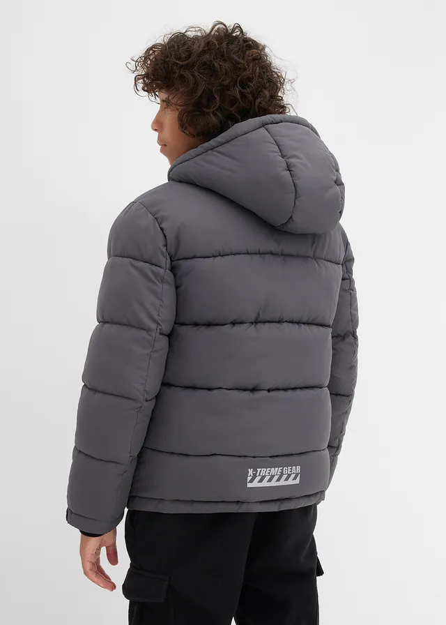 Doudoune chaude à capuche • gris ardoise • product-page.page-title-suffix