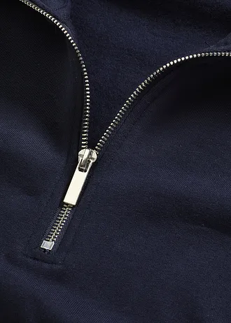 Oversize mikina se zipem • tmavě modrá • bonprix obchod