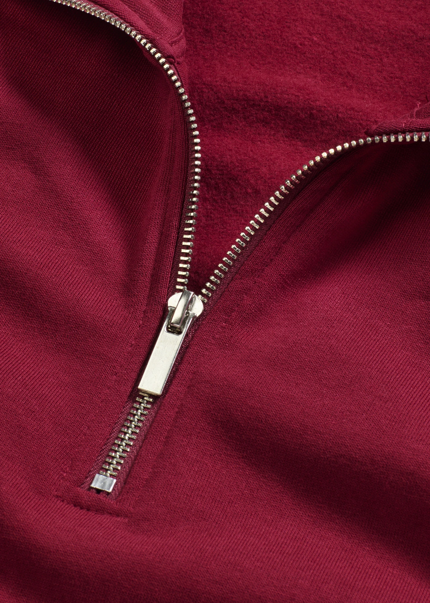 Oversize mikina se zipem • švestkově červená • bonprix obchod