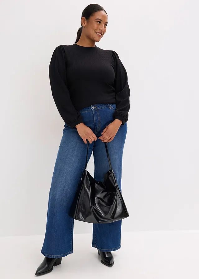Longsleeve, Kleur: zwart