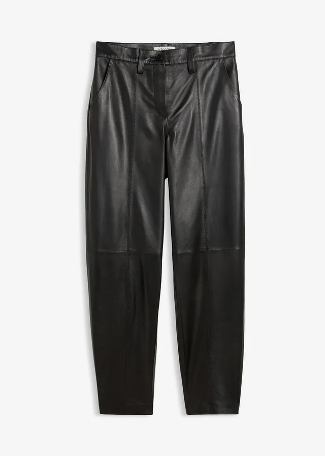 Pantaloni din piele nappa de miel