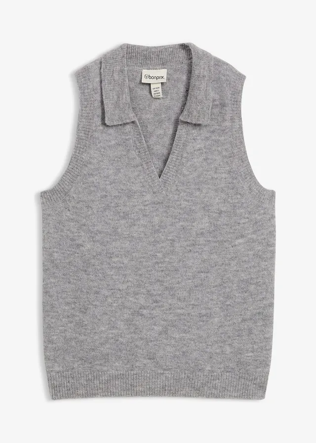 Pletená vesta vlnou alpaka Pletená vesta vlnou alpaka