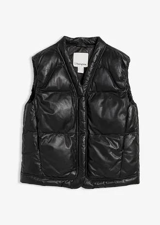 Bodywarmer van lamsleer