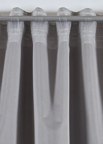 Rideau obscurcissant soyeux (1 pce) • gris • Boutique bonprix