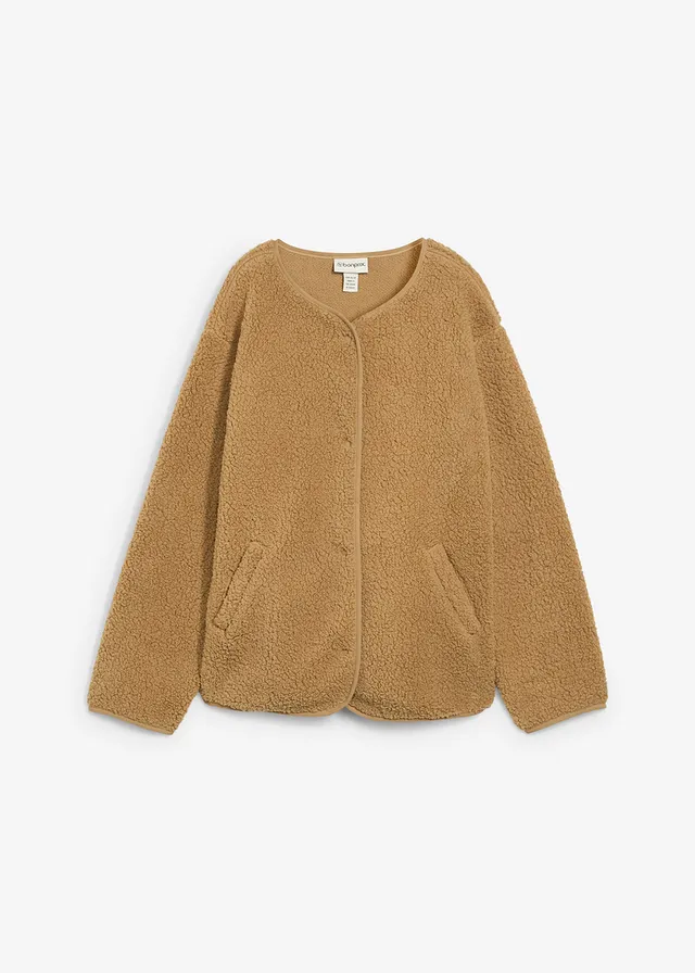 Jachetă teddy-fleece