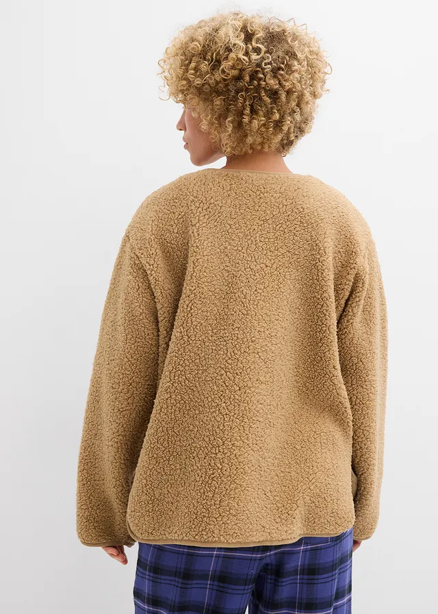 Veste en sherpa • kaki clair • product-page.page-title-suffix