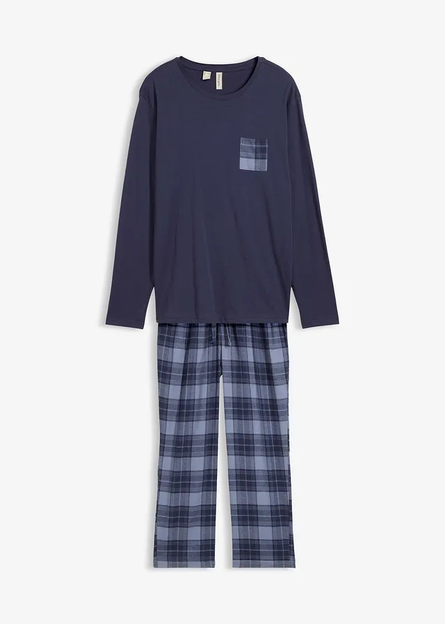 Pijama cu pantaloni din flanelă din bumbac moale