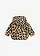 Veste réversible en polaire peluche, Couleur: camel mat/noir