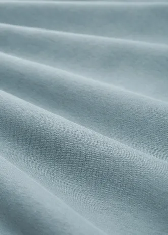 Mikina s kapucí značky Tom Tailor • šedo-mátová s potiskem • bonprix obchod