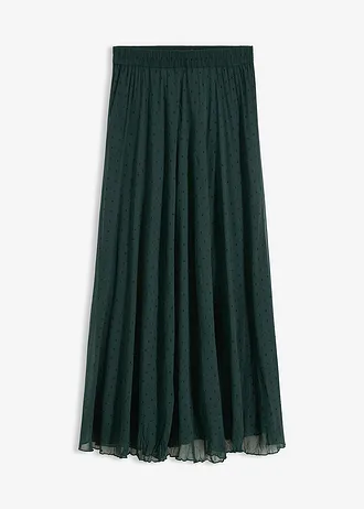 Chiffon rok in crashed look