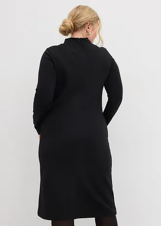 Šaty z Punto di Roma, se stojáčkem, barva: černá