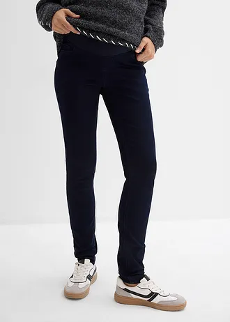 Těhotenské strečové džínové legíny, Skinny • tmavý denim • bonprix obchod
