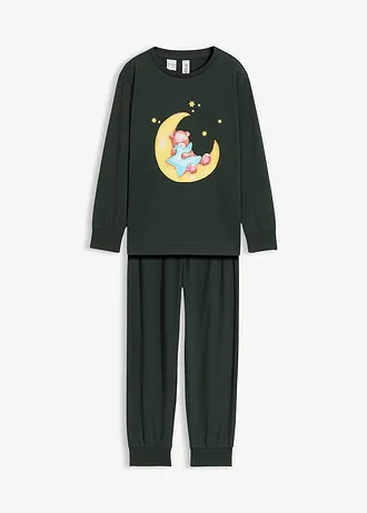 Pyjama en coton doux à imprimé phosphorescent (ens. 2 pces)