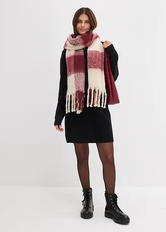 Fustă scurtă tricotată • negru • magazin bonprix