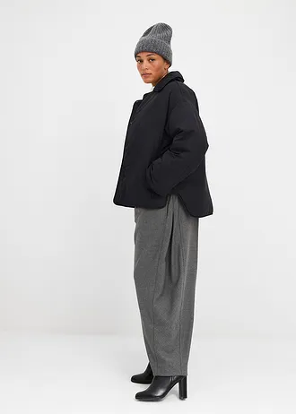 Vatovaná bunda, barva: černá