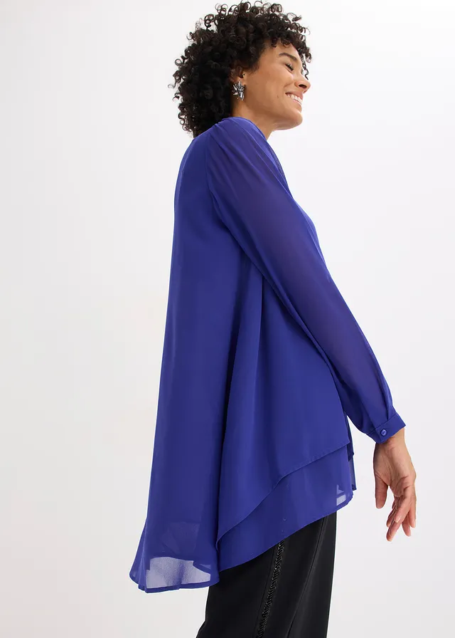 Lange high-low tuniek • saffierblauw • product-page.page-title-suffix