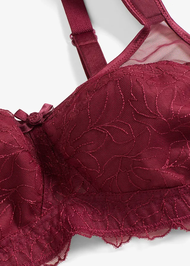 Soutien-gorge grand maintien sans armatures avec bretelles rembourrées • prune • product-page.page-title-suffix