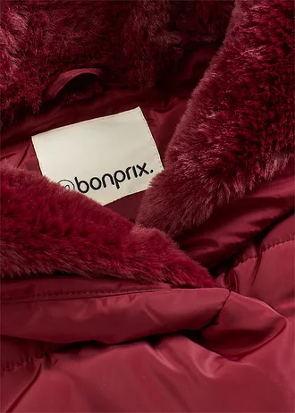 Doudoune avec doublure peluche • rouge rubis • Boutique bonprix