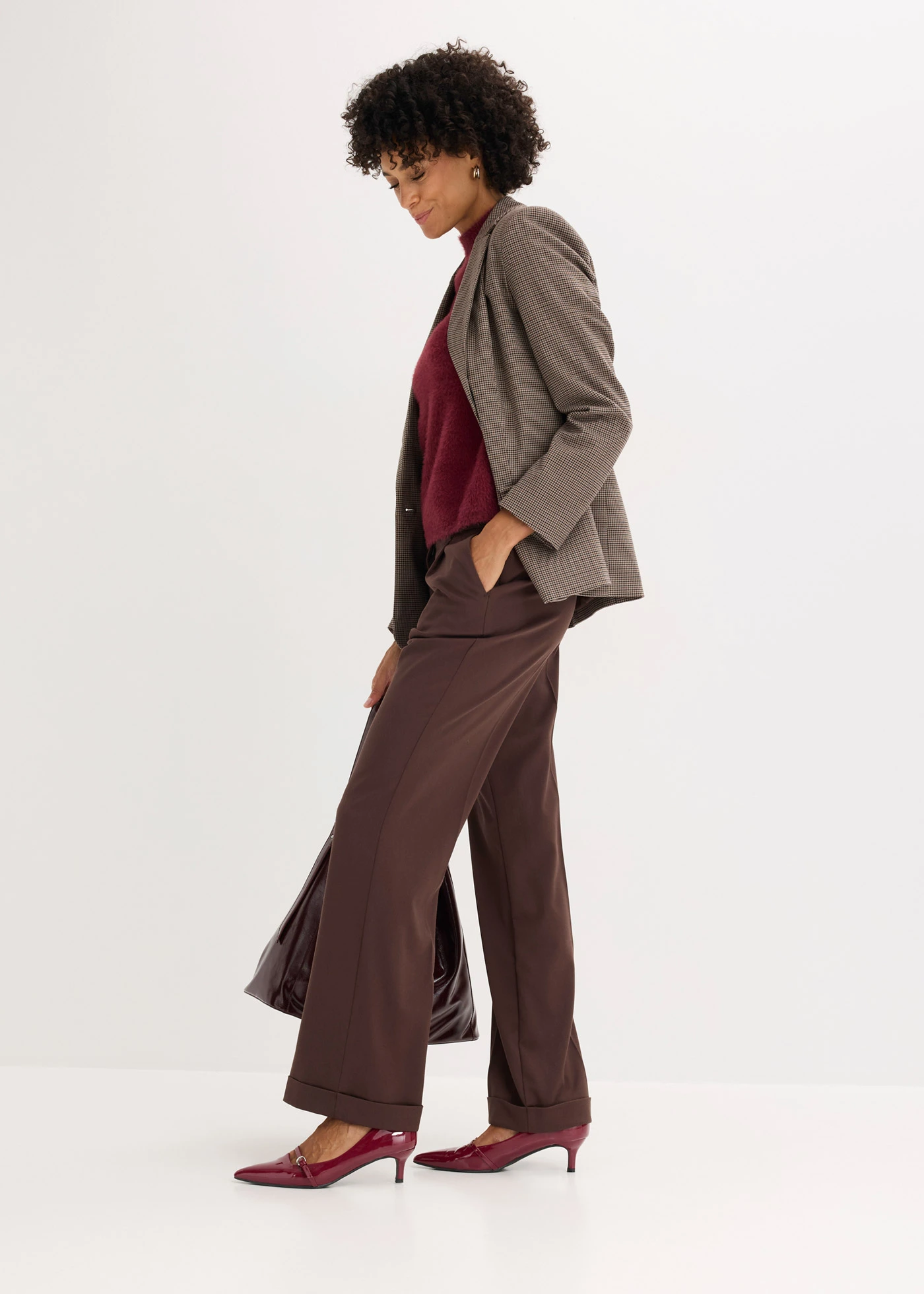 Marlene Dietrich broek • donkerbruin • bonprix online shop