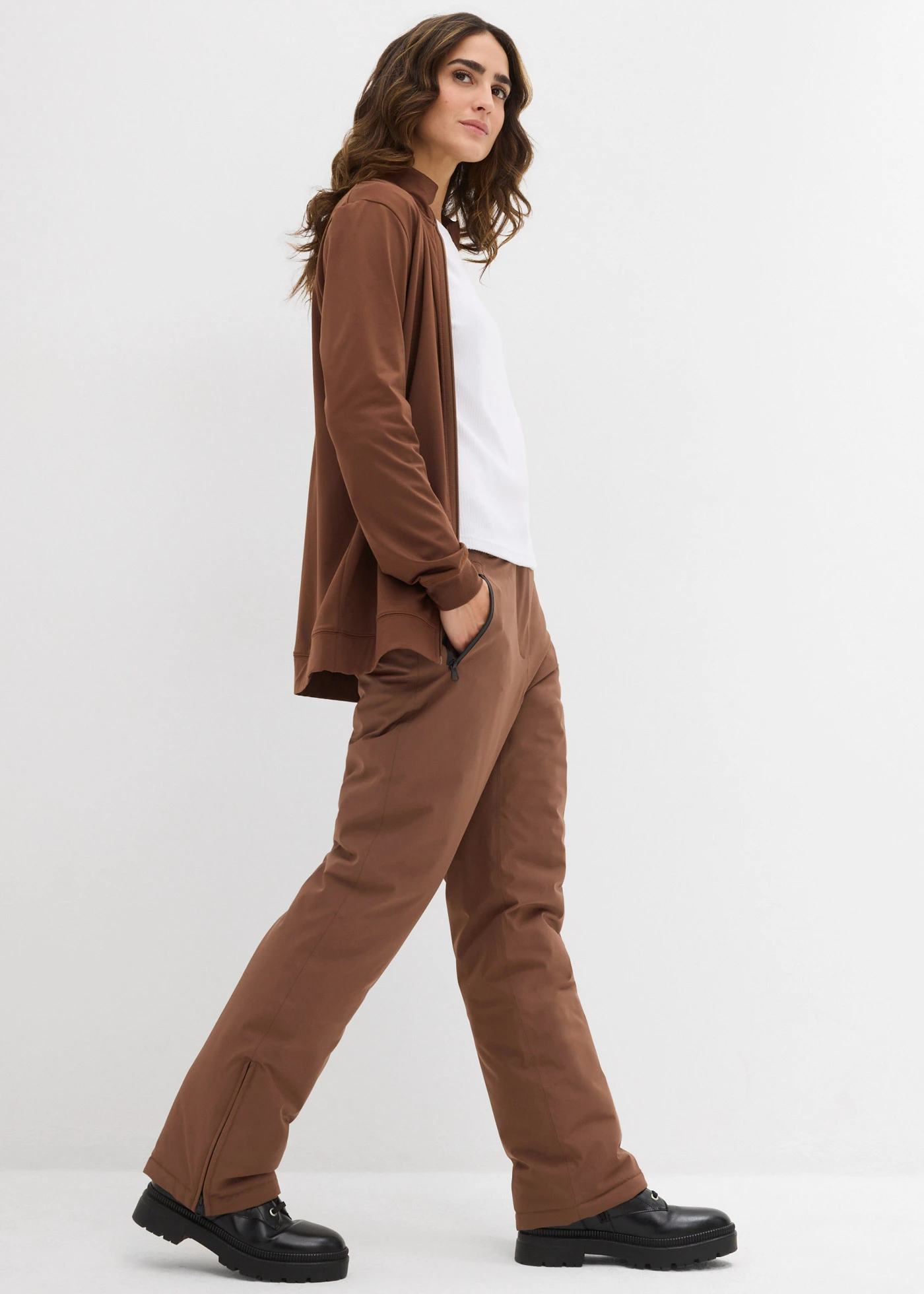 Pantalon de ski déperlant • marron clair • Boutique bonprix