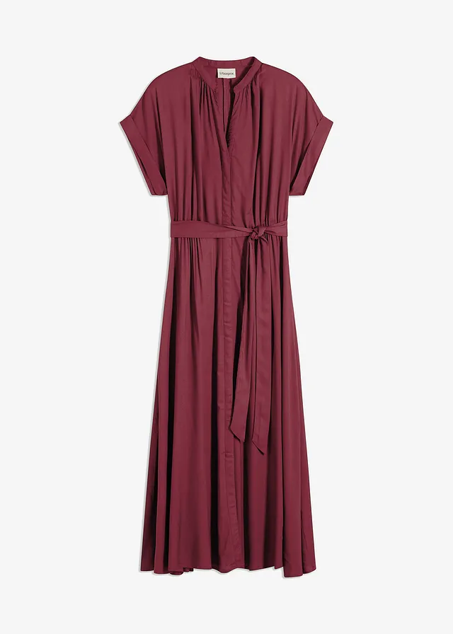 Rochie tip cămașă din viscoză fluidă