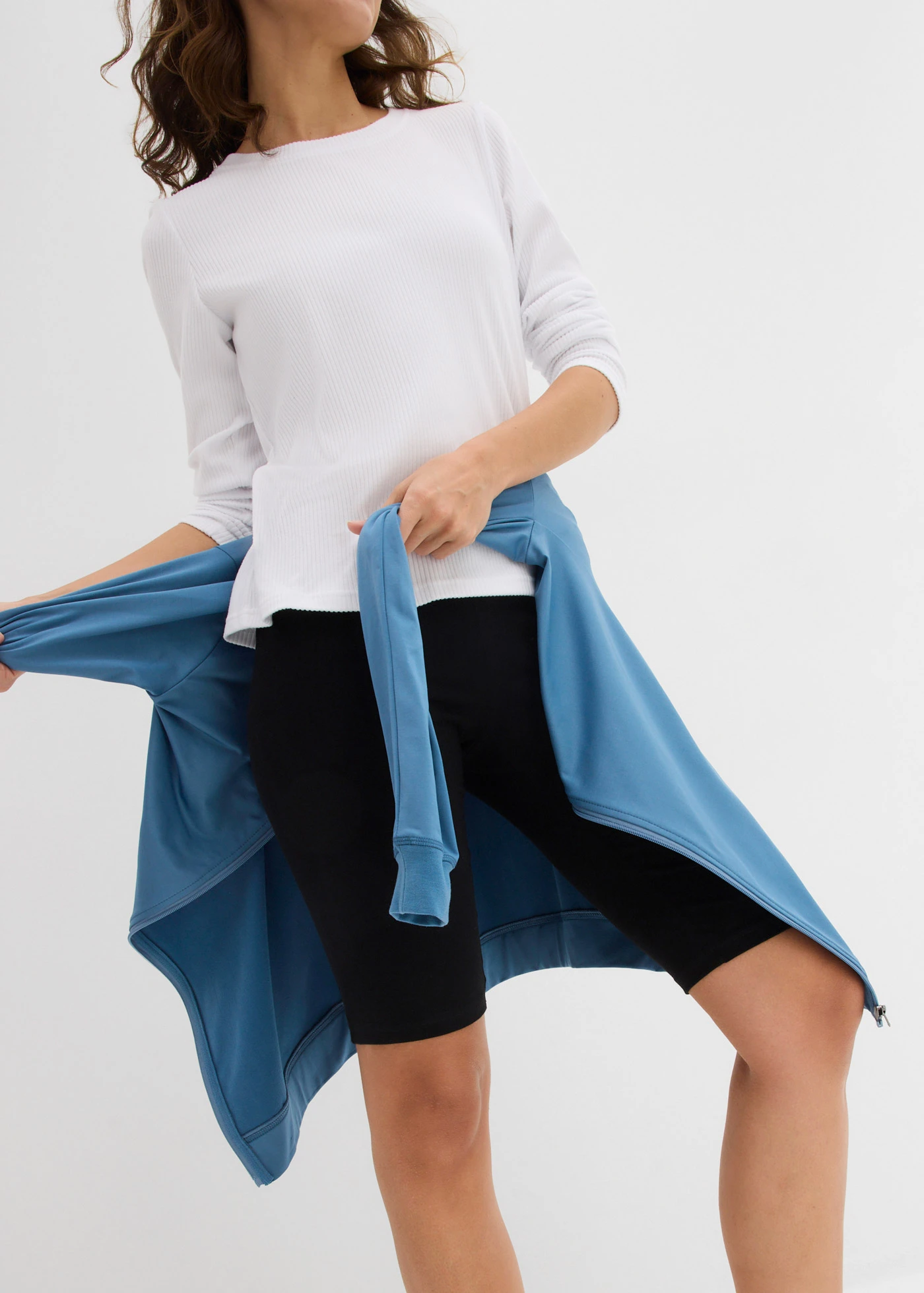 Krátké legíny (2 ks v balení) • černá • bonprix obchod