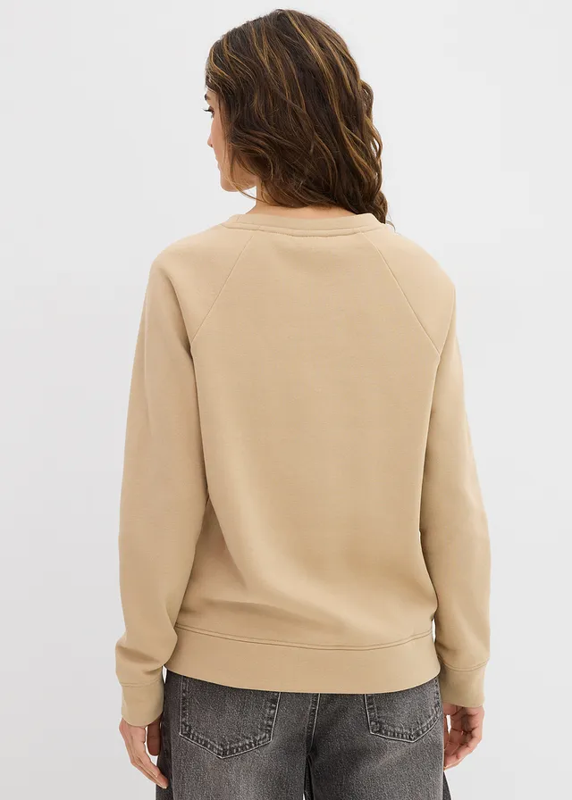 Sweat-shirt, Couleur: kaki clair
