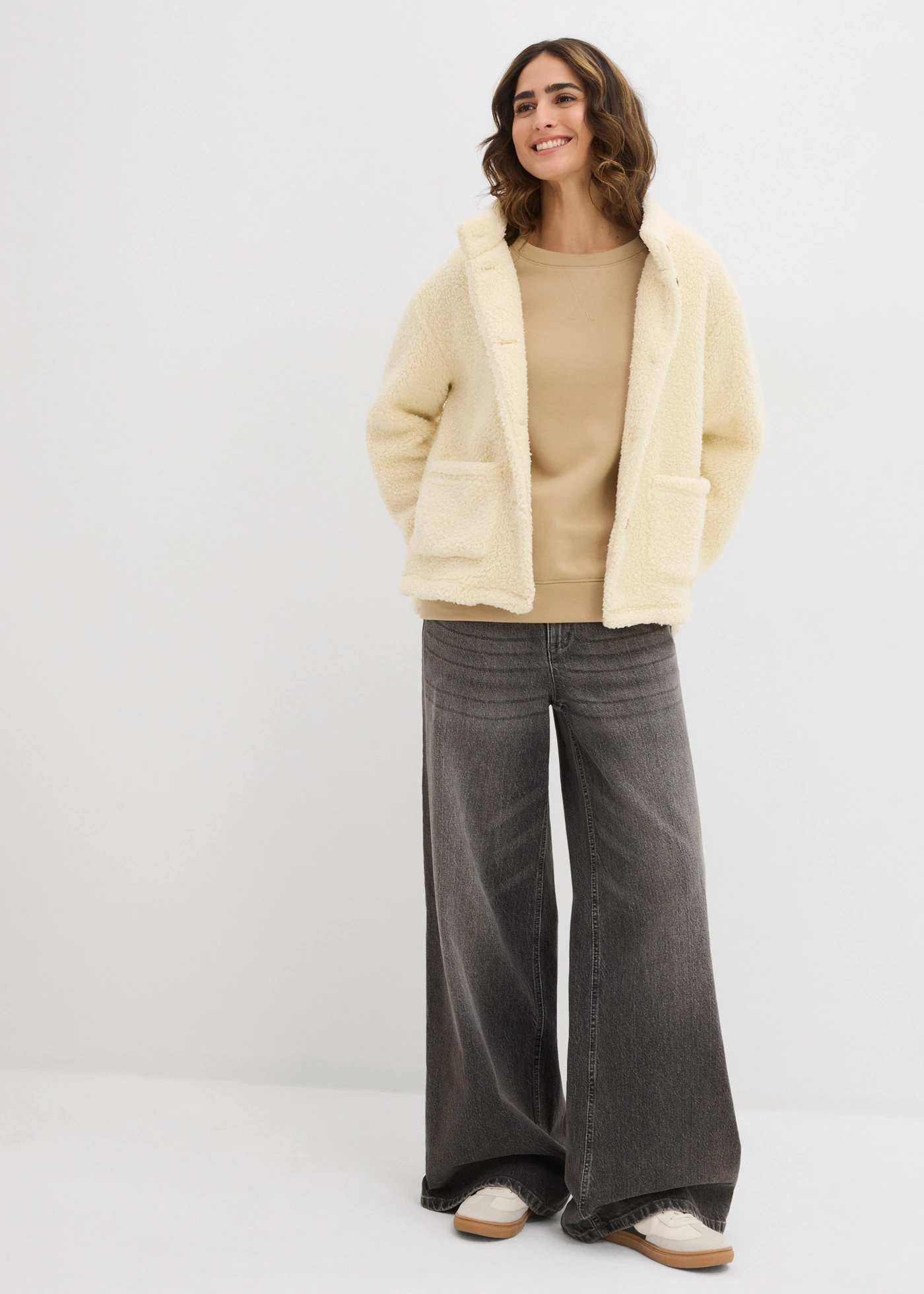 Mikina • světlá khaki • bonprix obchod