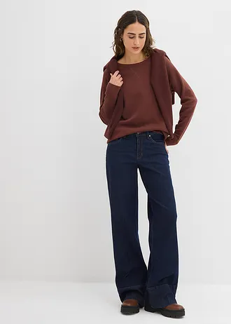 Bluza dresowa, kolor: brązowy kawowy